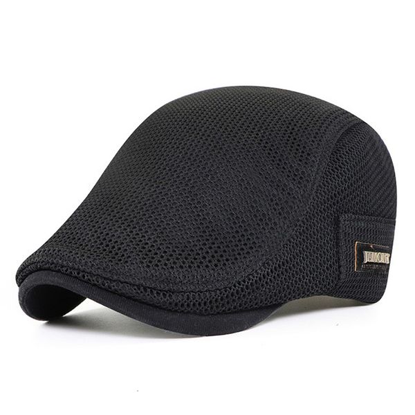 berets branded men's summer breathable visor cap women flat ed sun hat net solid herringbone sboy mesh driver caps 230330, Blue;gray
berets branded men's summer breathable visor cap women flat ed sun hat net solid herringbone sboy mesh driver caps 230330, Blue;gray