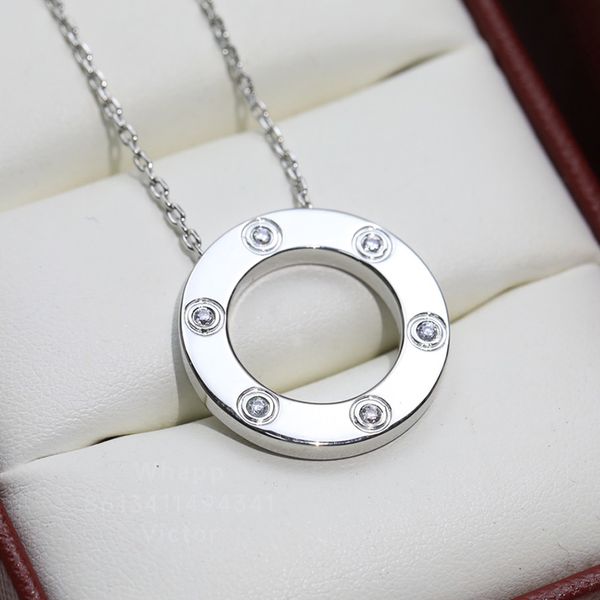 love necklace six diamond necklace for women designer diamond t0p quality highest counter quality brand designer jewelry advanced gift for g, Silver
love necklace six diamond necklace for women designer diamond t0p quality highest counter quality brand designer jewelry advanced gift for g, Silver