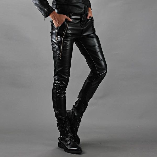men's jeans idopy fashion men's studded faux leather pants stage performance punk motorcycle biker slim fit pu party trousers for, Blue
men's jeans idopy fashion men's studded faux leather pants stage performance punk motorcycle biker slim fit pu party trousers for, Blue