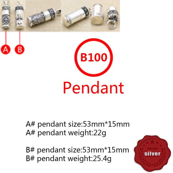 b100 s925 sterling silver pendant personalized punk style retro hip hop simple cylindrical cross flower letter shape gift for lovers
b100 s925 sterling silver pendant personalized punk style retro hip hop simple cylindrical cross flower letter shape gift for lovers