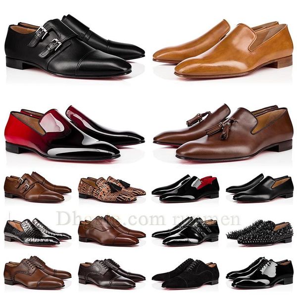 luxury red mens loafers shoes bottoms pump spike platform leather pointed toe suede patent leather rivets glitter dhgate bottomes famous vin, Black
luxury red mens loafers shoes bottoms pump spike platform leather pointed toe suede patent leather rivets glitter dhgate bottomes famous vin, Black