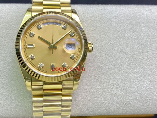 new factory version counter quality watch 36mm champagne diamond dial cal. 3255 movement automatic eta diving swimming mens watches with ori, Slivery;brown
new factory version counter quality watch 36mm champagne diamond dial cal. 3255 movement automatic eta diving swimming mens watches with ori, Slivery;brown