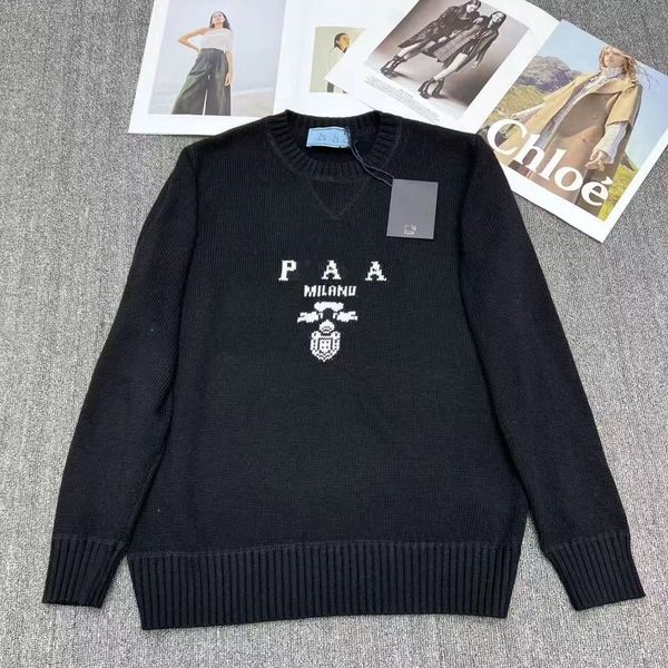 woman sweaters sweaters jumper embroidery print sweater knitted classic knitwear autumn winter keep warm jumpers women designer sweater, White;black
woman sweaters sweaters jumper embroidery print sweater knitted classic knitwear autumn winter keep warm jumpers women designer sweater, White;black