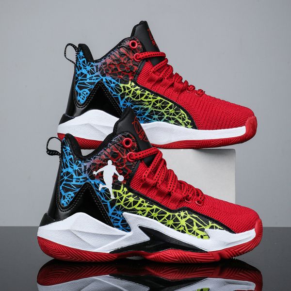 sneakers children brand boys basketball shoes thick sole non-slip girls kids sneakers child sport shoes boy girl trainer basket boots 230330, Black;red
sneakers children brand boys basketball shoes thick sole non-slip girls kids sneakers child sport shoes boy girl trainer basket boots 230330, Black;red
