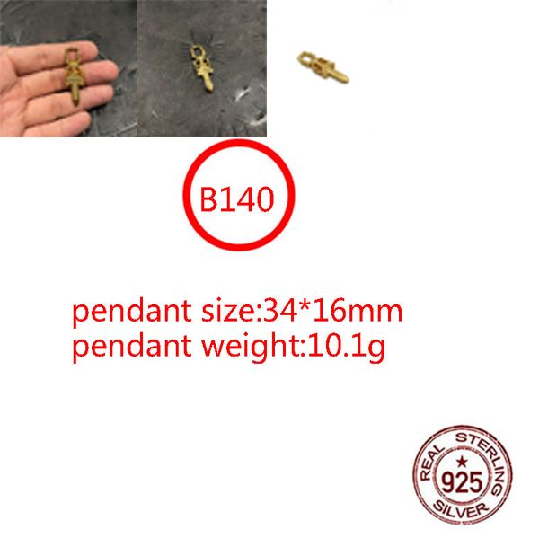 b140 s925 sterling silver pendant personalized punk style retro hip hop simple gold plated sacred sword letter shape gift for lovers
b140 s925 sterling silver pendant personalized punk style retro hip hop simple gold plated sacred sword letter shape gift for lovers