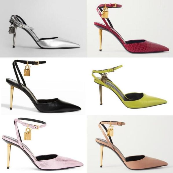fashion designer brand padlock pumps dress shoes sandal women suede leather tom pointe toe slingback ford shoe genuine leathers nice shoes 3, Black
fashion designer brand padlock pumps dress shoes sandal women suede leather tom pointe toe slingback ford shoe genuine leathers nice shoes 3, Black