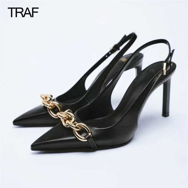 dress shoes black chain high heels woman pumps spring summer 2022 modern office sandals with heel pointe stiletto slingback heels 221130
dress shoes black chain high heels woman pumps spring summer 2022 modern office sandals with heel pointe stiletto slingback heels 221130
