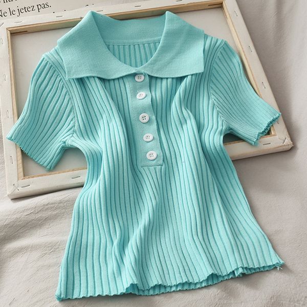 women's polos itoolin women ribbed button up polo shirt female plain short sleeve candy colors stretchy slim tee shirts summer 230330, White
women's polos itoolin women ribbed button up polo shirt female plain short sleeve candy colors stretchy slim tee shirts summer 230330, White