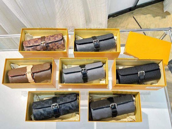 designer watch case box 3 pcs classic flower men women watch protection case clutch bag luxury canvas leather trimmings brown balck grid cas, Red;black
designer watch case box 3 pcs classic flower men women watch protection case clutch bag luxury canvas leather trimmings brown balck grid cas, Red;black