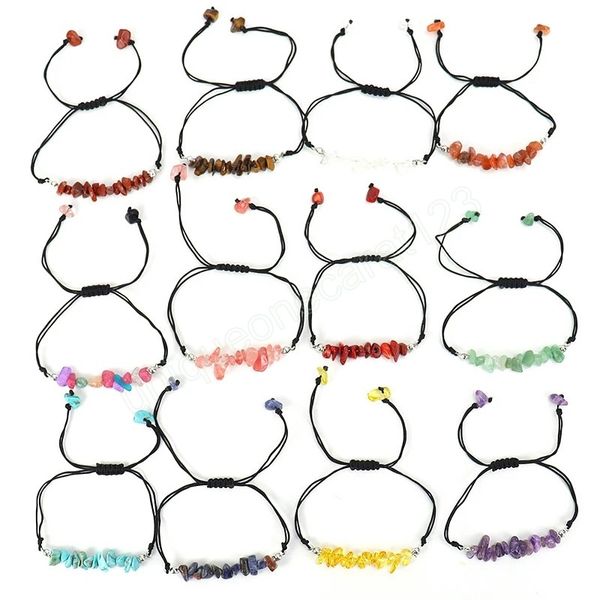 natural stone bracelets crystal gravel stone bracelet hand-woven rope adjustable bracelets daily party decoration jewelry gifts, Golden;silver
natural stone bracelets crystal gravel stone bracelet hand-woven rope adjustable bracelets daily party decoration jewelry gifts, Golden;silver
