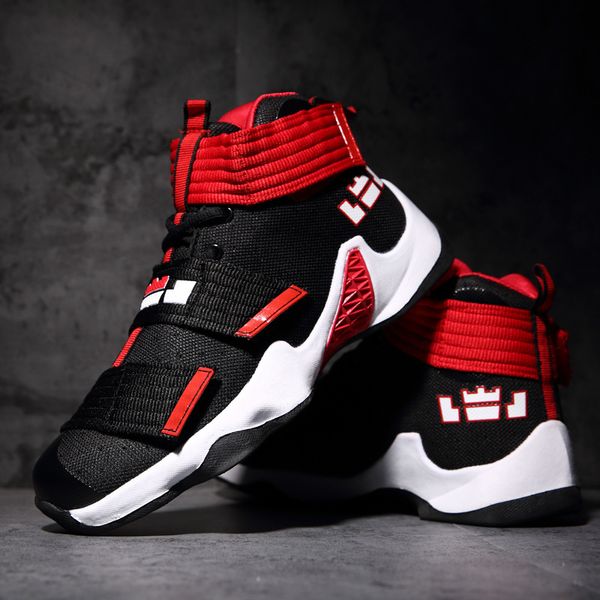 dress shoes men's basketball air damping outdoor sports sneaker high breathable trainers antiskid men boots 230330, Black
dress shoes men's basketball air damping outdoor sports sneaker high breathable trainers antiskid men boots 230330, Black