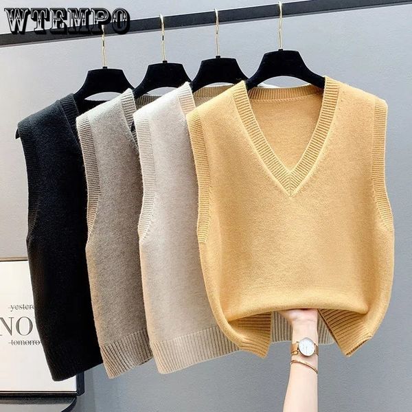 women's vests v-neck loose tank jacket knitted women's sweater v-neck loose fall and winter tank direct shipment 230330, Black;white
women's vests v-neck loose tank jacket knitted women's sweater v-neck loose fall and winter tank direct shipment 230330, Black;white