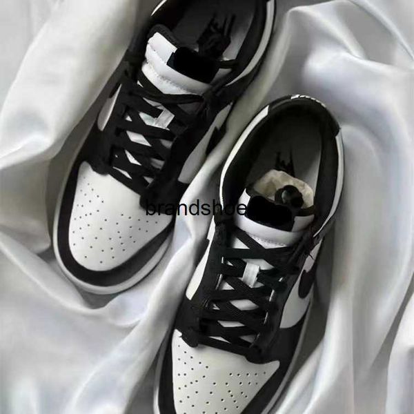 dunks panda women's shoes pure black and white panda sb low board shoes male shadow grey ice and snow