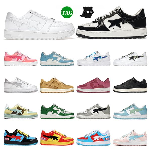 fashion mens casual shoes women bapestas sneakers stas low suede black white blue camo navy combo pink leather men trainers
fashion mens casual shoes women bapestas sneakers stas low suede black white blue camo navy combo pink leather men trainers