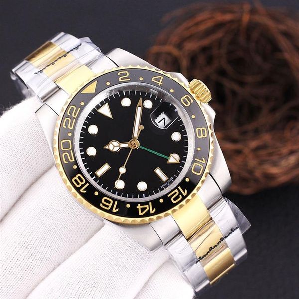 whole men fashion watch stainless steel ceramic bezel mens automatic watches jubliee strap 40mm mechanical wristwatch gift lux226m, Slivery;brown
whole men fashion watch stainless steel ceramic bezel mens automatic watches jubliee strap 40mm mechanical wristwatch gift lux226m, Slivery;brown