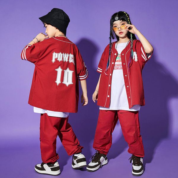 dancewear kid kpop hip hop wine red baseball cardigan shirt casual streetwear cargo jogger pants for girl boy jazz dance costume clothes 230, Blue
dancewear kid kpop hip hop wine red baseball cardigan shirt casual streetwear cargo jogger pants for girl boy jazz dance costume clothes 230, Blue