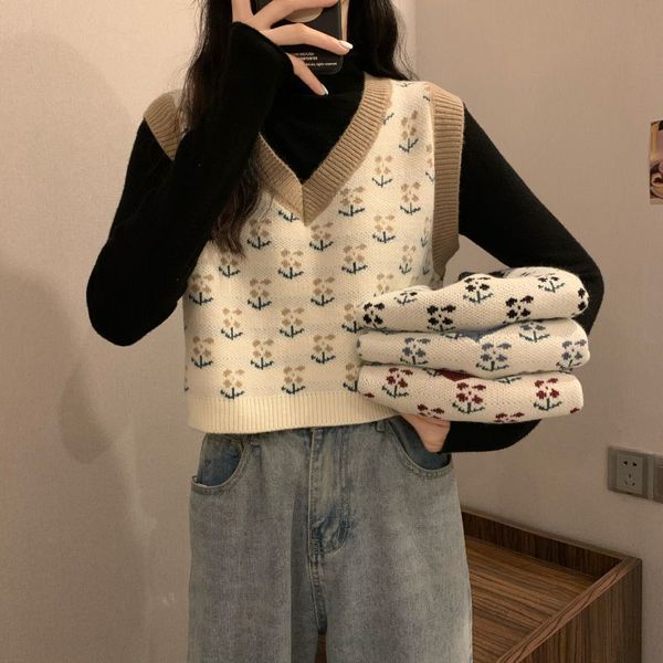 women's vests mexzt vintage harajuku printed knitted tank autumn women's v-neck sweater tank fashion loose sleeveless y2k waist co, Black;white
women's vests mexzt vintage harajuku printed knitted tank autumn women's v-neck sweater tank fashion loose sleeveless y2k waist co, Black;white