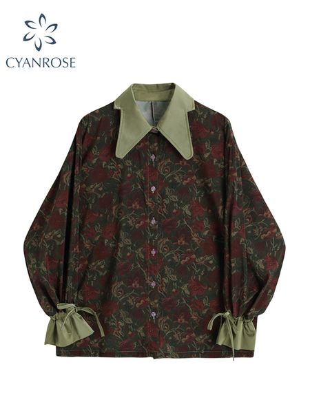 women s blouses shirts autumn vintage style floral printing loose blouse shirt korean casual long sleeve ladies button female 230330, White
women s blouses shirts autumn vintage style floral printing loose blouse shirt korean casual long sleeve ladies button female 230330, White