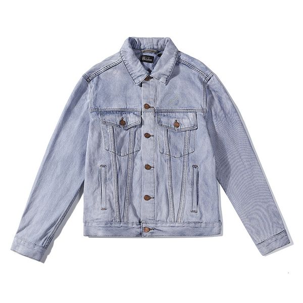 men's jackets we11done gd wash blue reflective print denim jacket 230330, Black;brown
men's jackets we11done gd wash blue reflective print denim jacket 230330, Black;brown