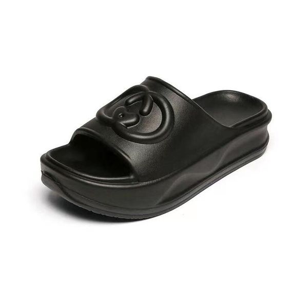 designer slippers rubber sliders platform sandals perforated women perforated hole slippers thick bottom eva shoes increased non-slip scuffs, Black
designer slippers rubber sliders platform sandals perforated women perforated hole slippers thick bottom eva shoes increased non-slip scuffs, Black