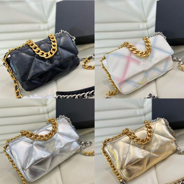 classic 19 mini flap bags colorful multicolor laser genuine leather handbags gold silver metal chain crossbody bag luxurys designer shoulder
classic 19 mini flap bags colorful multicolor laser genuine leather handbags gold silver metal chain crossbody bag luxurys designer shoulder