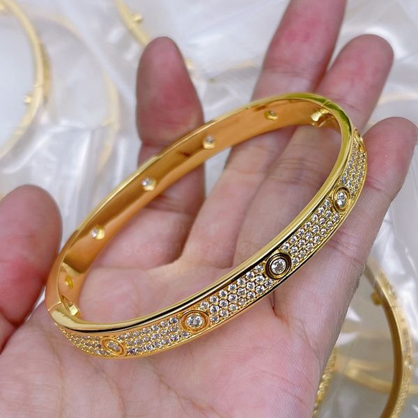 love bangl bangle for woman designer for man babysbreath diamond oold plated 18k t0p quality official reproductions classic style exquisite, Black
love bangl bangle for woman designer for man babysbreath diamond oold plated 18k t0p quality official reproductions classic style exquisite, Black