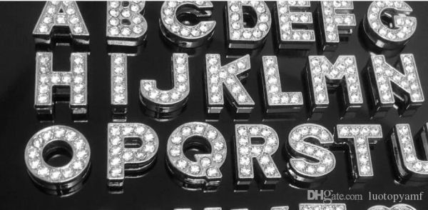 fashion accessories 10mm a-z full rhinestone slide letters fit pet collar wristband rrb ''dolc''gabban, Silver
fashion accessories 10mm a-z full rhinestone slide letters fit pet collar wristband rrb ''dolc''gabban, Silver