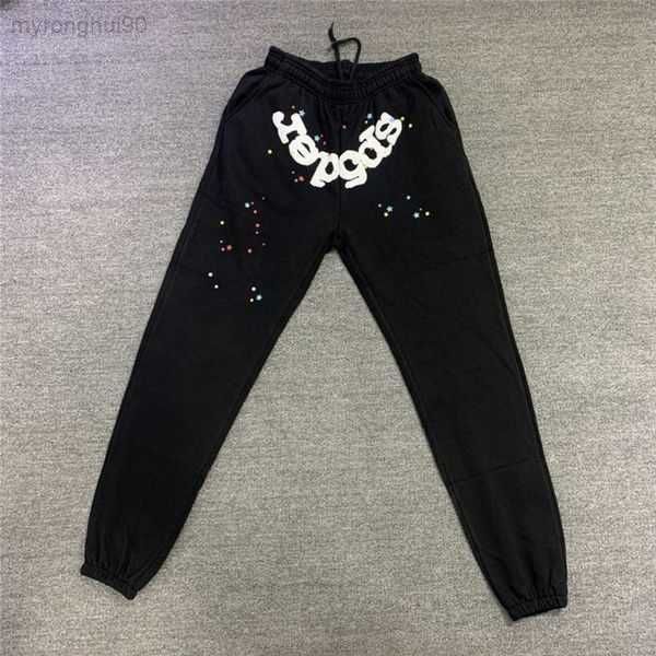men's pants foaming sp5der angel number sweatpants web joggers trousers kix9, Black
men's pants foaming sp5der angel number sweatpants web joggers trousers kix9, Black