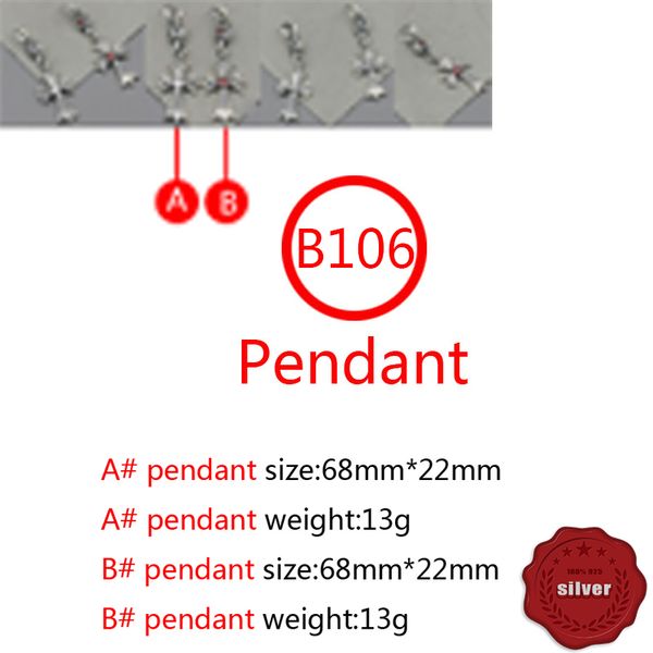 b106 s925 sterling silver pendant personalized punk style vintage diamond inlaid hip hop simple cross flower letter shape gift for lovers
b106 s925 sterling silver pendant personalized punk style vintage diamond inlaid hip hop simple cross flower letter shape gift for lovers