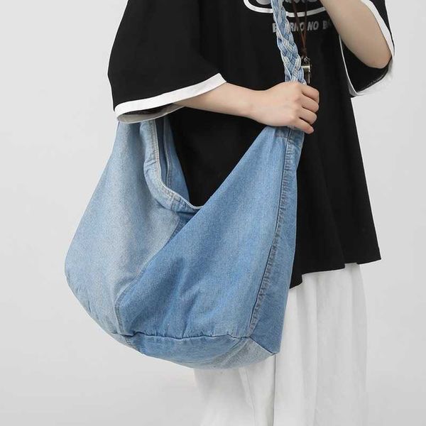 denim women tote shoulder bag casual jeans woman handbags large crossbody bags for women denim girls bag 230308
denim women tote shoulder bag casual jeans woman handbags large crossbody bags for women denim girls bag 230308