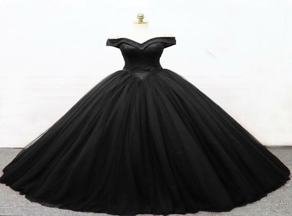 2019 new ball gown black gothic wedding dresses off the shoulder basque waist corset back floor length women vintage non white bri8933647
2019 new ball gown black gothic wedding dresses off the shoulder basque waist corset back floor length women vintage non white bri8933647