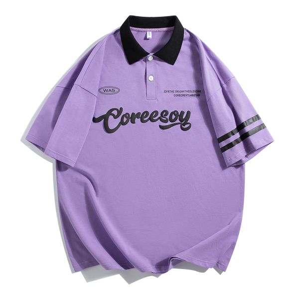 mens polos korea style solid brand fashion polo shirts short sleeve black purple summer cotton breathable tee oversize 4xl 230330, White;black
mens polos korea style solid brand fashion polo shirts short sleeve black purple summer cotton breathable tee oversize 4xl 230330, White;black