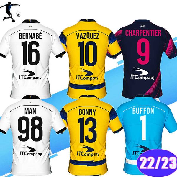 22 23 parma mens soccer jerseys man bernabe vazquez charpentier tutino bonny ansaldi delprato oosterwolde inglese home away 3rd goalkeeper f, Black;yellow
22 23 parma mens soccer jerseys man bernabe vazquez charpentier tutino bonny ansaldi delprato oosterwolde inglese home away 3rd goalkeeper f, Black;yellow
