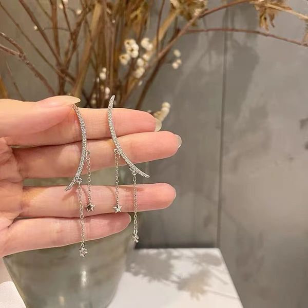 moon star dangle earring aaaaa zircon 925 sterling silver party wedding drop earrings for women bridal promise jewelry gift, Golden
moon star dangle earring aaaaa zircon 925 sterling silver party wedding drop earrings for women bridal promise jewelry gift, Golden
