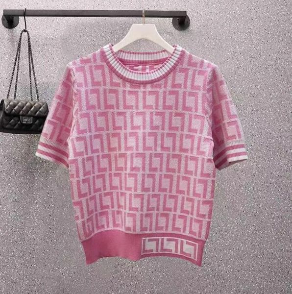 designer luxury quality short-sleeved knits fashion breathable f letter logo pink women's pullover t-shirt, White
designer luxury quality short-sleeved knits fashion breathable f letter logo pink women's pullover t-shirt, White