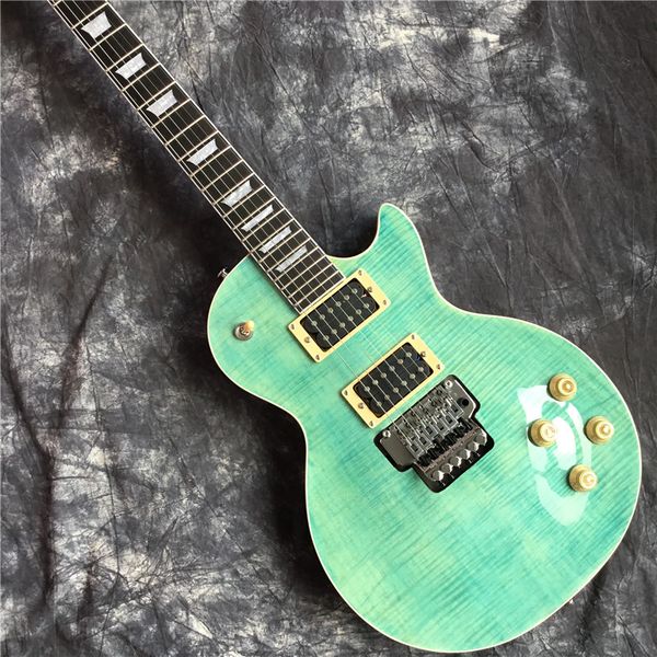 lp custom electric guitar instrument, optional color, good tiger pattern, with vibrato.
lp custom electric guitar instrument, optional color, good tiger pattern, with vibrato.