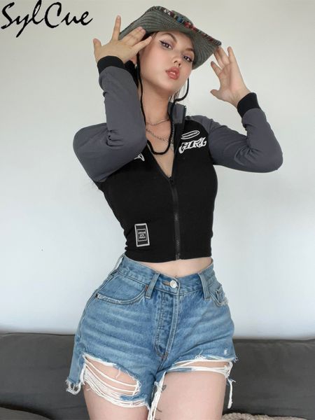 women's t-shirt sylue sports leisure all-match tight-fitting energetic young street travel labelling zipper coat women's 230330, White
women's t-shirt sylue sports leisure all-match tight-fitting energetic young street travel labelling zipper coat women's 230330, White
