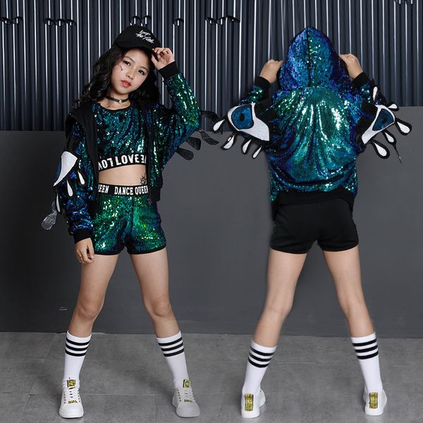 dancewear children jazz dance costumes hip hop clothes kids dark green girls sequins modern dance performances dance wear for child 230330, Blue
dancewear children jazz dance costumes hip hop clothes kids dark green girls sequins modern dance performances dance wear for child 230330, Blue