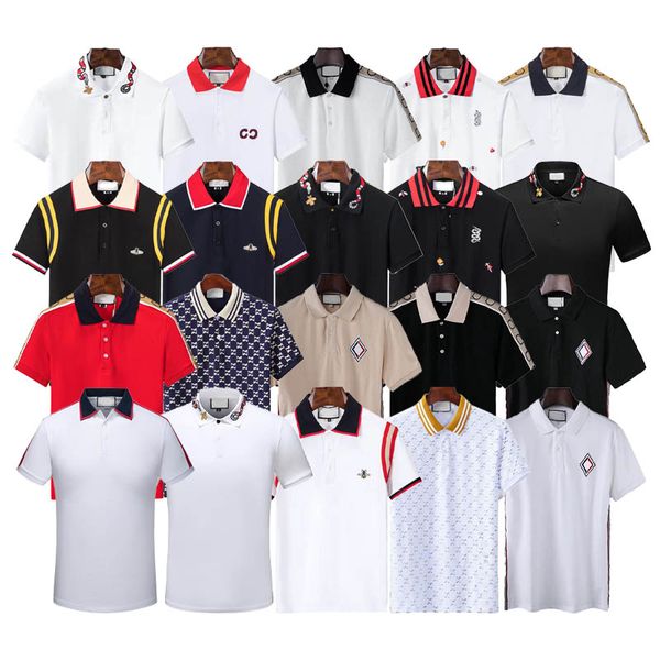 men t-shirts fashion polos casual mens luxury t shirt embroidered tees medusa cotton snake pattern polo-shirt collar polo shirts asian size, White;black
men t-shirts fashion polos casual mens luxury t shirt embroidered tees medusa cotton snake pattern polo-shirt collar polo shirts asian size, White;black