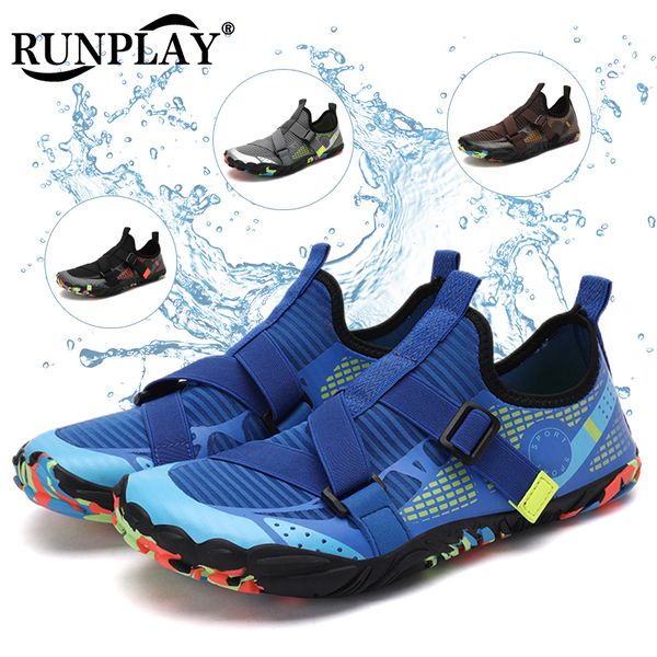 water shoes men women beach aqua drainage swim barefoot sandals quick dry wading boating fishing surfing sneakers 230330, Black
water shoes men women beach aqua drainage swim barefoot sandals quick dry wading boating fishing surfing sneakers 230330, Black