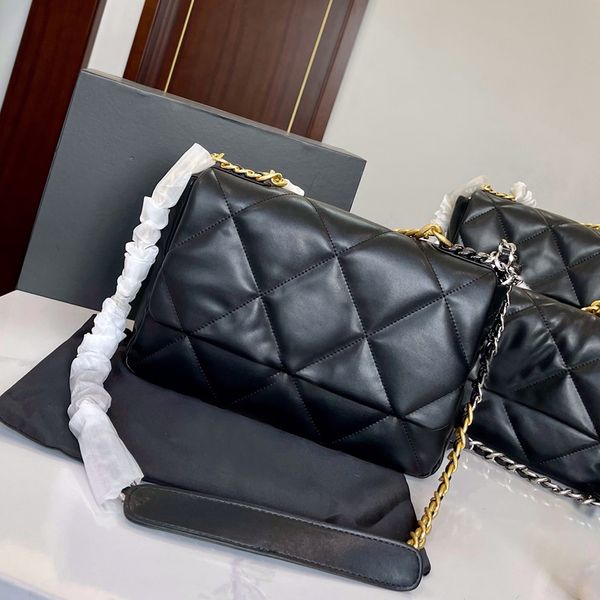 designer bag women handbag soft leather color matching chain purse metal hollowed out logo 3 sizes
designer bag women handbag soft leather color matching chain purse metal hollowed out logo 3 sizes