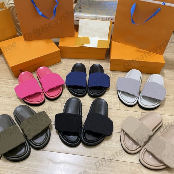 designer sandal women luxury men slide pool pillow comfort shoe flat thick platform comfort summer with box outside flat slipper, Black
designer sandal women luxury men slide pool pillow comfort shoe flat thick platform comfort summer with box outside flat slipper, Black