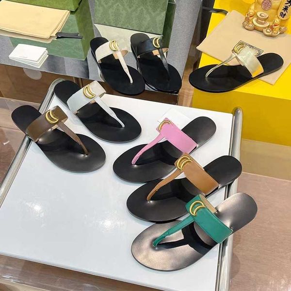 2023 designer famous sandals slipper slide european and american g buckle flip-flop metal buckle clamp sandal female leather versatile wear, Black
2023 designer famous sandals slipper slide european and american g buckle flip-flop metal buckle clamp sandal female leather versatile wear, Black