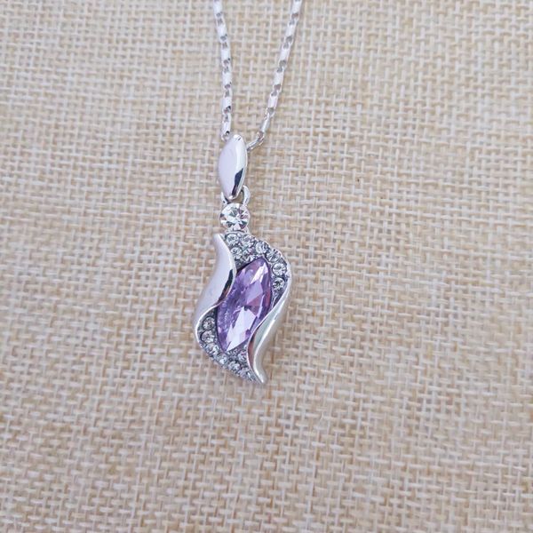 new style popular angel elf shape pendant necklace inlaid superior crystal twinkle decorate adjeustable length non fading american style gif, Silver
new style popular angel elf shape pendant necklace inlaid superior crystal twinkle decorate adjeustable length non fading american style gif, Silver
