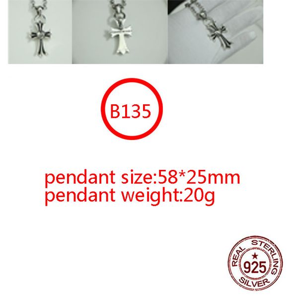 b135 s925 sterling silver pendant personalized punk style retro hip hop simple cross flower heart letter shape gift for lovers
b135 s925 sterling silver pendant personalized punk style retro hip hop simple cross flower heart letter shape gift for lovers