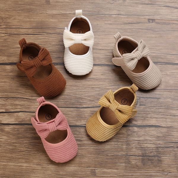 first walkers born baby bow non slip rubber sole princess shoes autumn fashion stripe wave design toddler shoes 0-18 months 230330
first walkers born baby bow non slip rubber sole princess shoes autumn fashion stripe wave design toddler shoes 0-18 months 230330