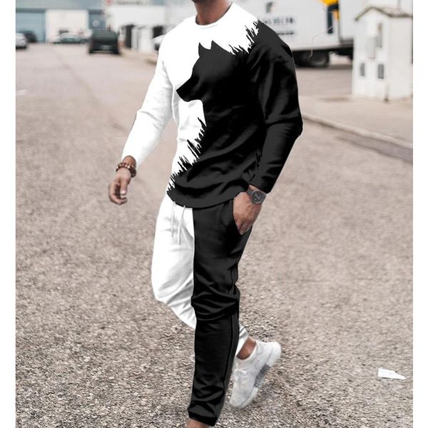 men's tracksuits 3d print suits oversized t shirt long sleeve sportswear outfits fashion tracksuit trousers sets spring autumn male clo, Gray
men's tracksuits 3d print suits oversized t shirt long sleeve sportswear outfits fashion tracksuit trousers sets spring autumn male clo, Gray