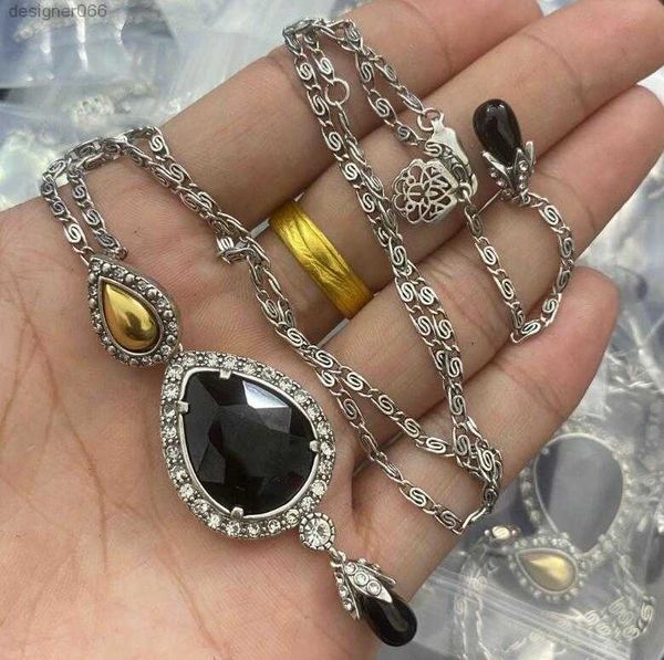 black gemstone drops skull heads pendant necklace vintage hiphop rock punk skeleton lady necklaces women designer jewelry gifts mcq95, Silver
black gemstone drops skull heads pendant necklace vintage hiphop rock punk skeleton lady necklaces women designer jewelry gifts mcq95, Silver