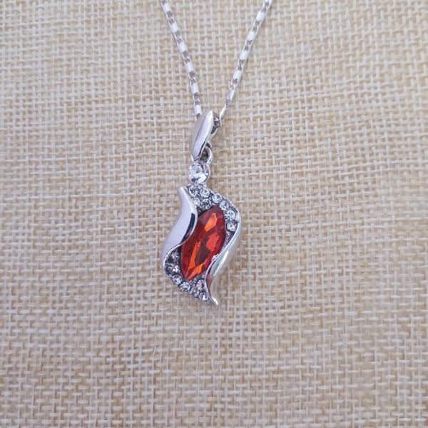angel elf shape pendant necklace inlaid superior quality rhinestone crystal twinkle decorate adjeustable length non fading women noble gift, Silver
angel elf shape pendant necklace inlaid superior quality rhinestone crystal twinkle decorate adjeustable length non fading women noble gift, Silver