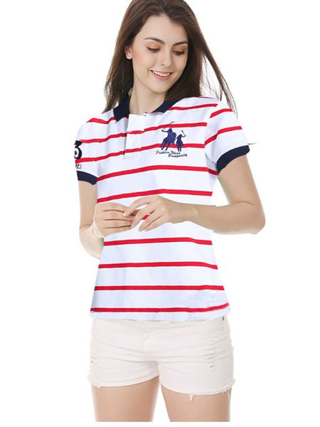 women's polos highquality pure cotton shortsleeved shirt casual lapel striped fashion big horse slim p10 230330, White
women's polos highquality pure cotton shortsleeved shirt casual lapel striped fashion big horse slim p10 230330, White